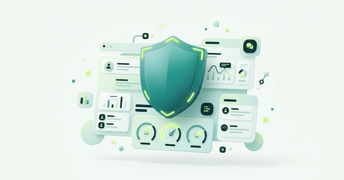 A shield over chat data with retention dials